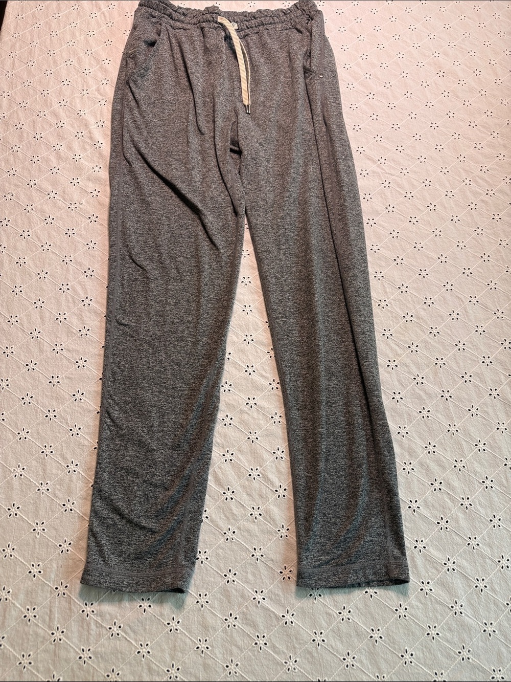 Vuori Men's Heather Gray Ponto Performance Pants